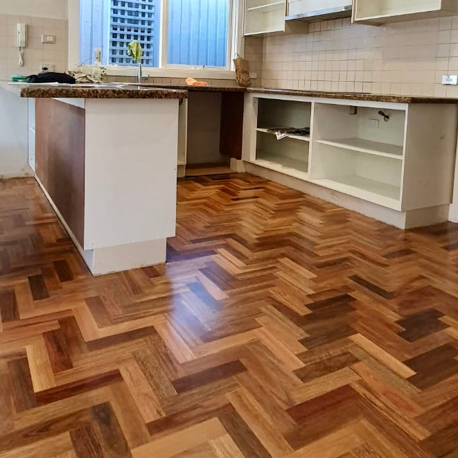 Spotted Gum Parquetry Flooring