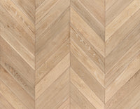 Raw oak chevron parquetry, 715 x 125 x 18 mm [European Oak]