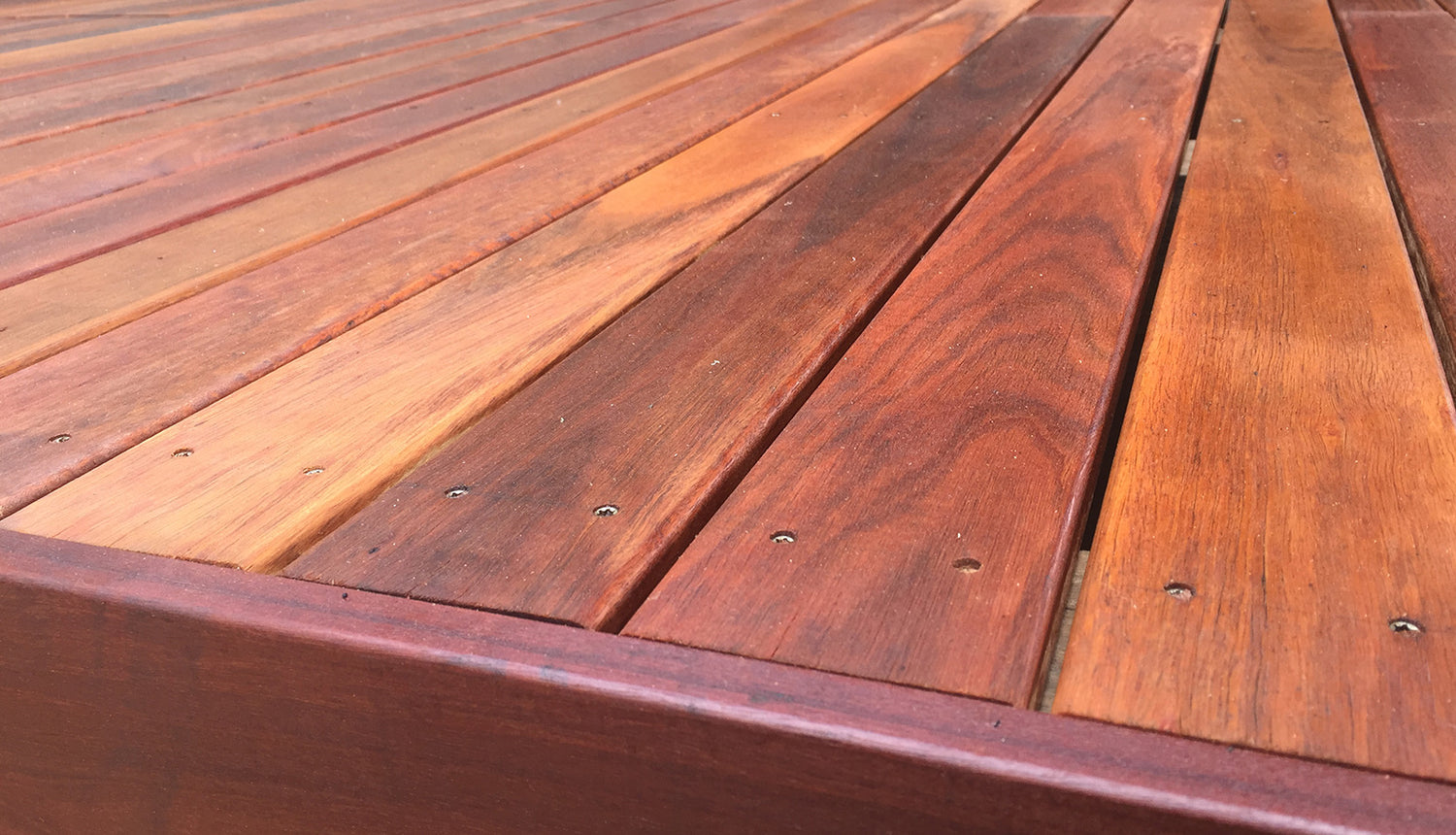 Ironbark decking