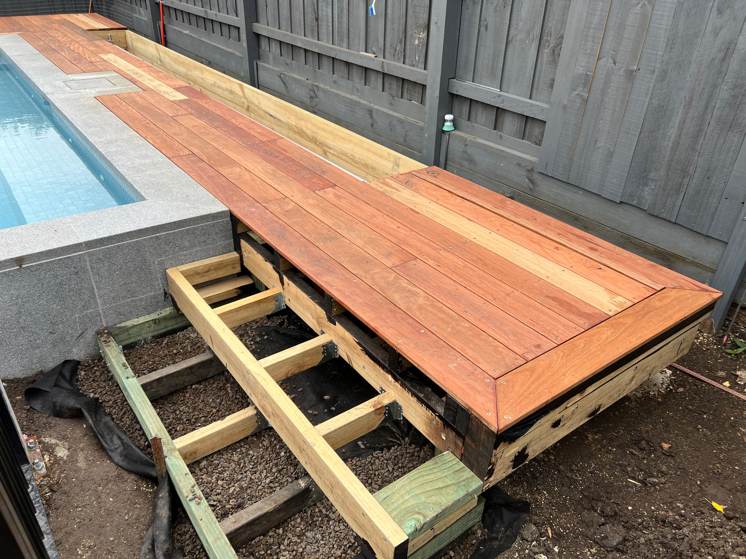 Ironbark decking