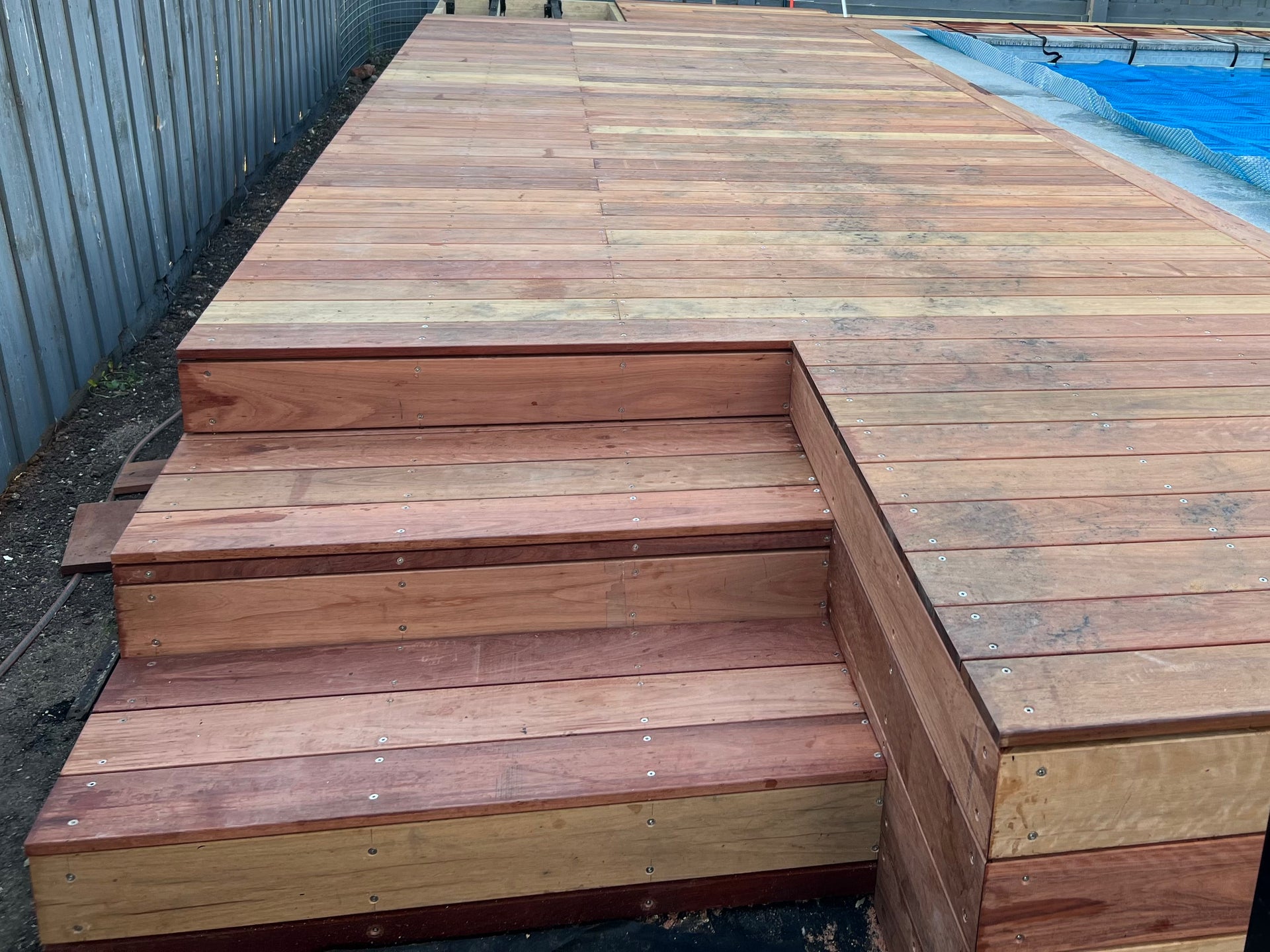 Ironbark decking
